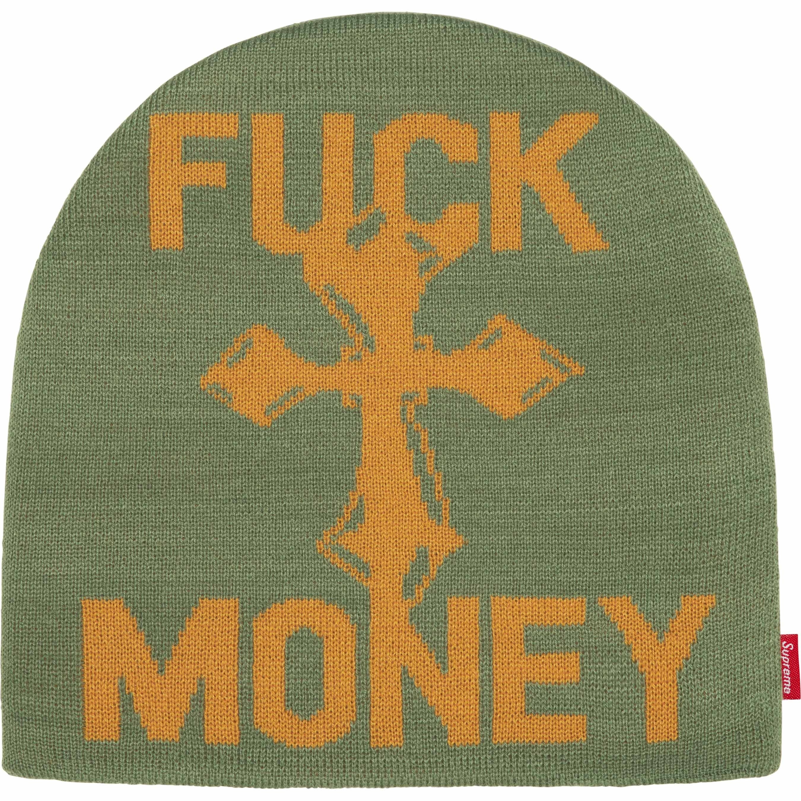 Fuck Money Beanie view 8